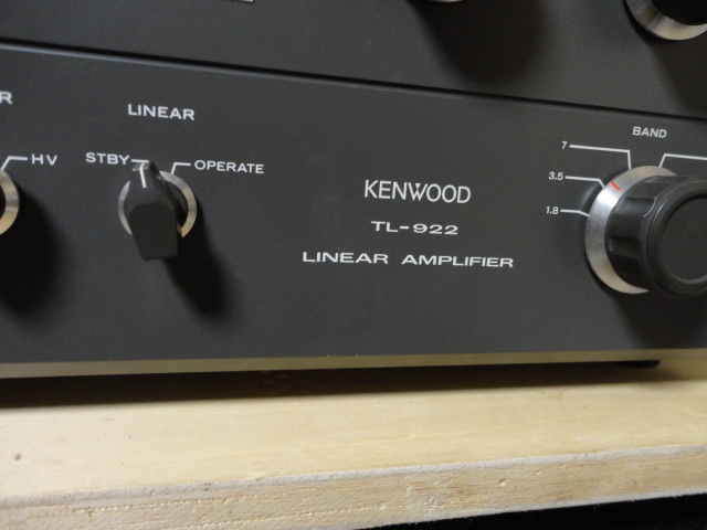 KENWOOD TL-922 linear amplifier export oriented 1KW specification accessory great number equipped operation each member ending..