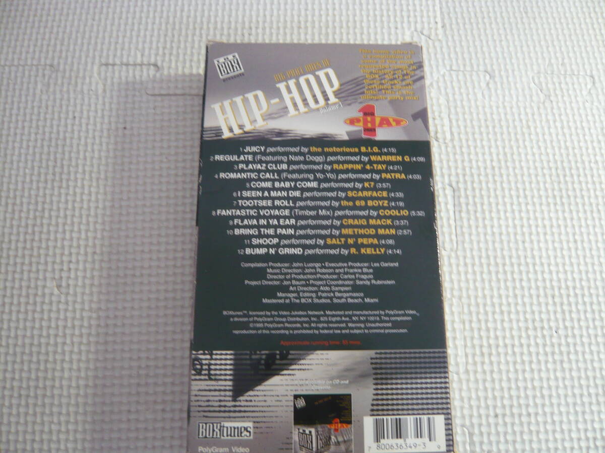 レ　VHS《BIG PHAT ONES OF HIP-HOP Vol.1》中古_画像3