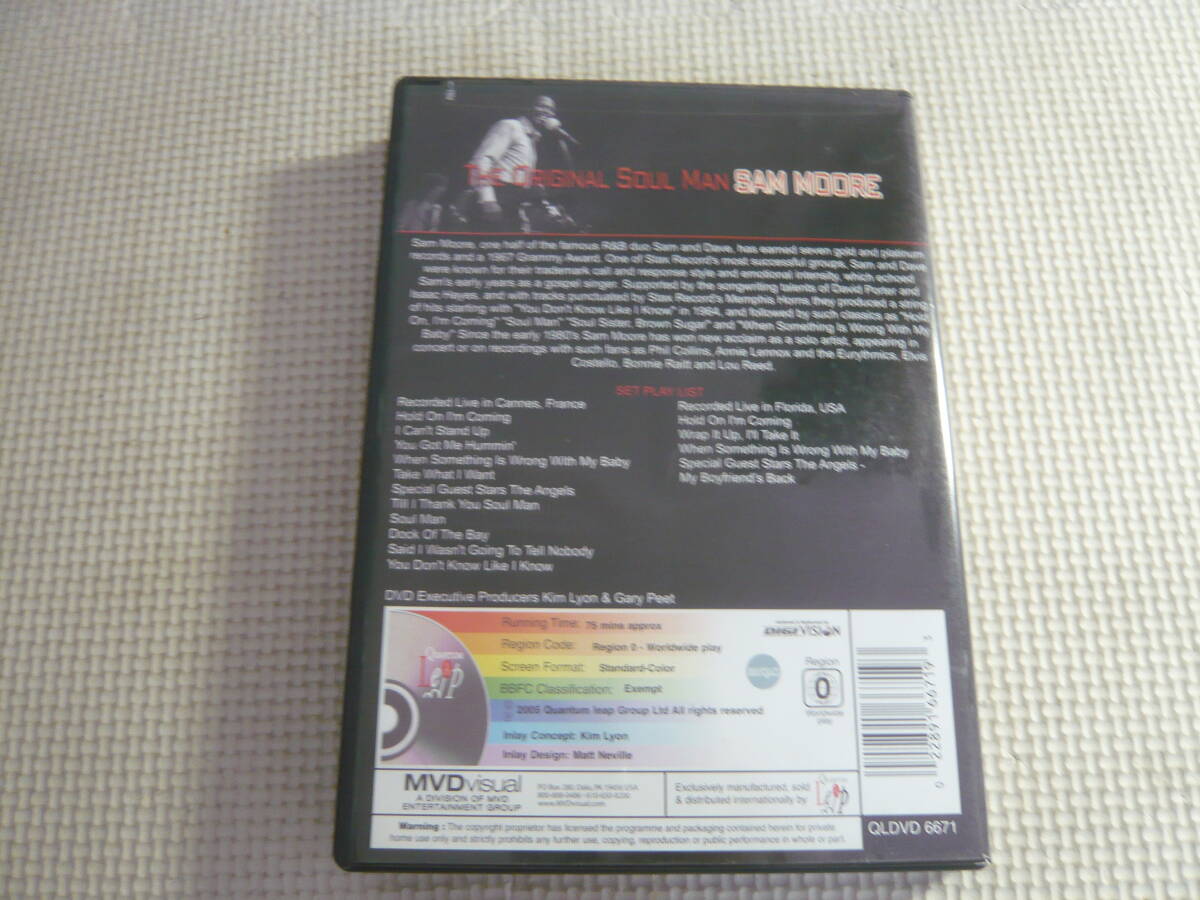 海外版DVD《Sam Moore/The Original Soul Man》中古_画像3