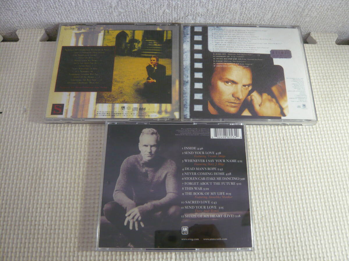 ユ）12CD＋VHS☆STING　いろいろ13セット☆中古_画像4