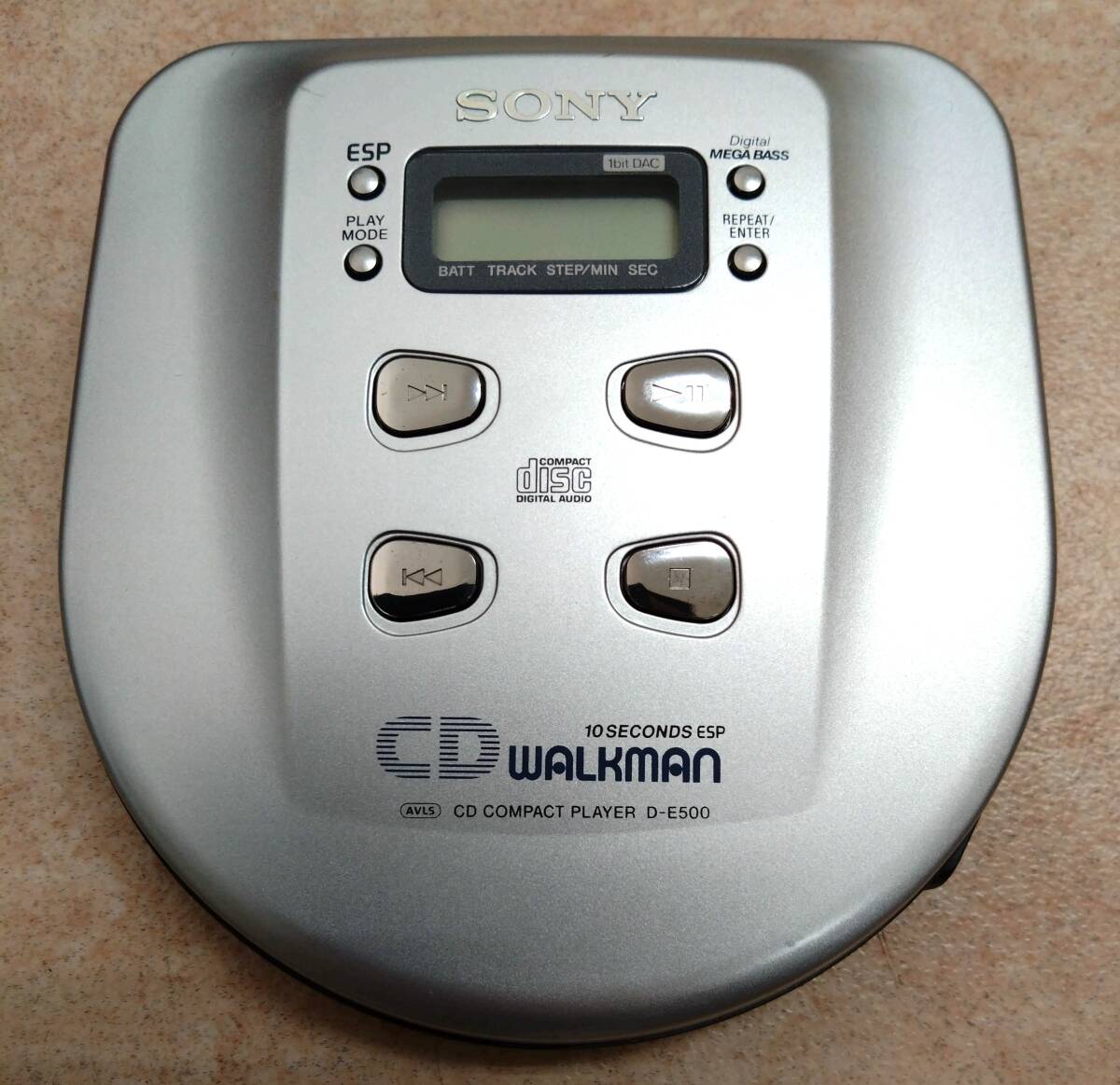 ◇ SONY CD WALKMAN ソニー CD ウォークマン D-E500 CD コンパクト プレーヤー ◇の画像4