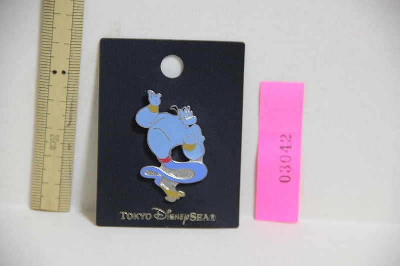 TDR Genie Pin Badge Search Aladdin Tokyo Disney Resort Goals.