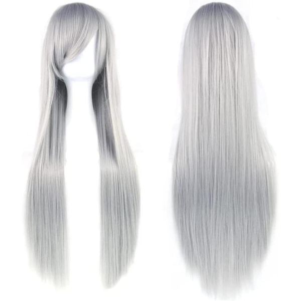  long wig silver Halloween 