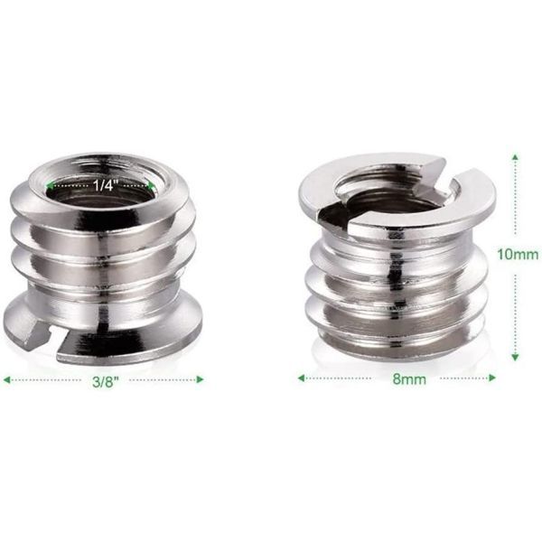 カメラネジ変換アダプター 変換ネジアダプター 連結ネジ 固定ネジアダプター 撮影補助ツール 5個セット_画像3