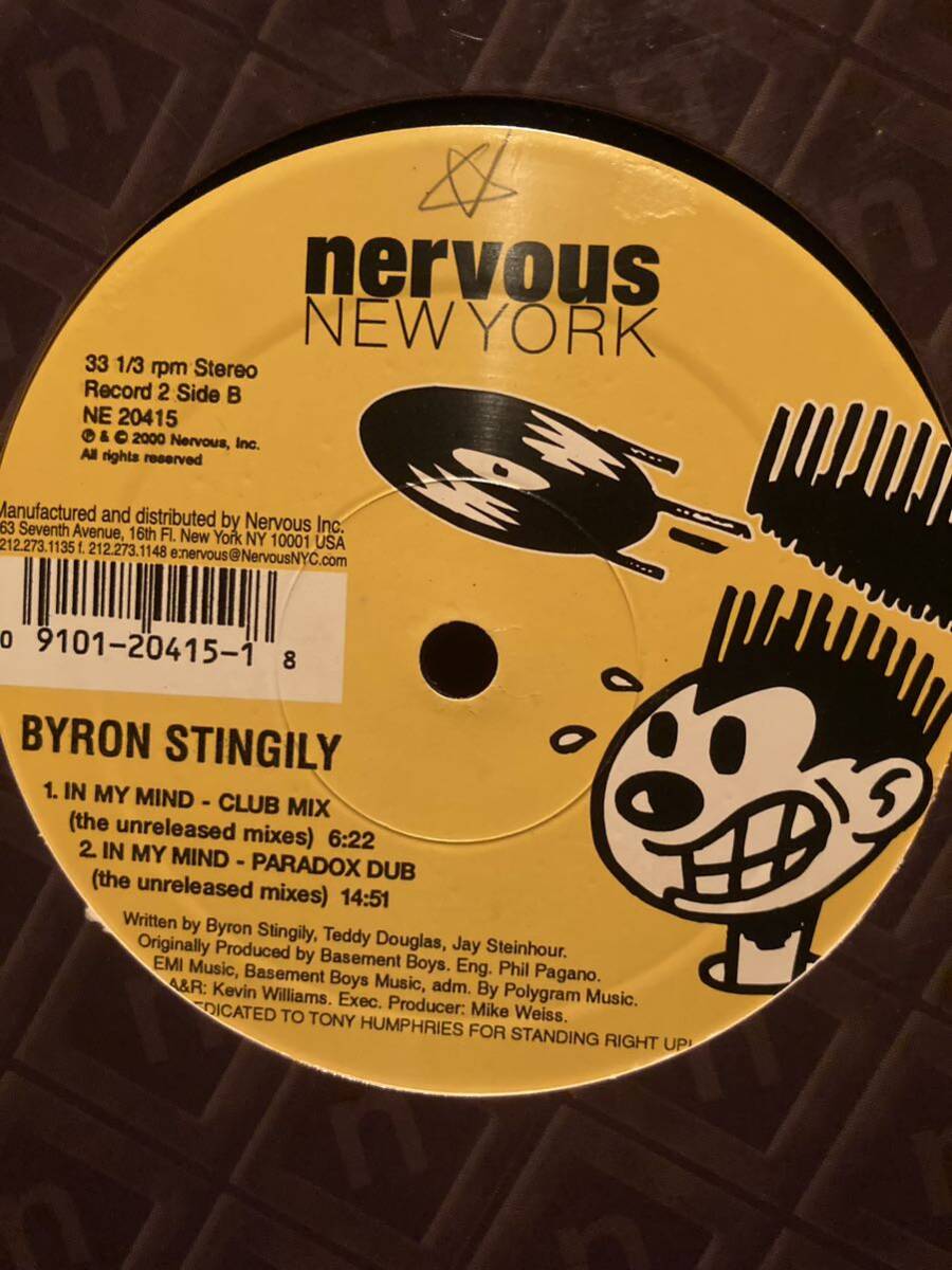 Byron Stingily Stand Right Up ２レコードのうち　一枚欠け　一枚のみ出品　中古　画像にてご判断ください。