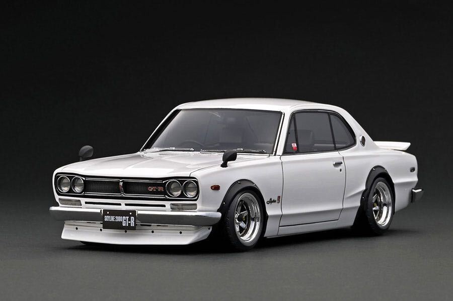 IG3235 1/18 Nissan Skyline 2000 GT-R (KPGC10) White ignition model イグニッションモデル ハコスカ スカイライン 日産 ホワイト