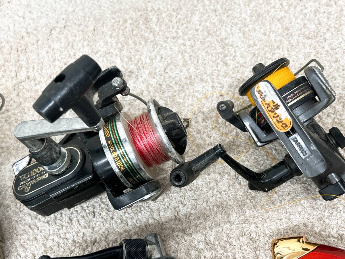 A379 リール 13個 まとめ売り 釣具 釣り道具 フィッシング SHIMANO シマノ Daiwa ダイワ RYOBI リョウビ OLYMPIC オリムピック 他の画像8