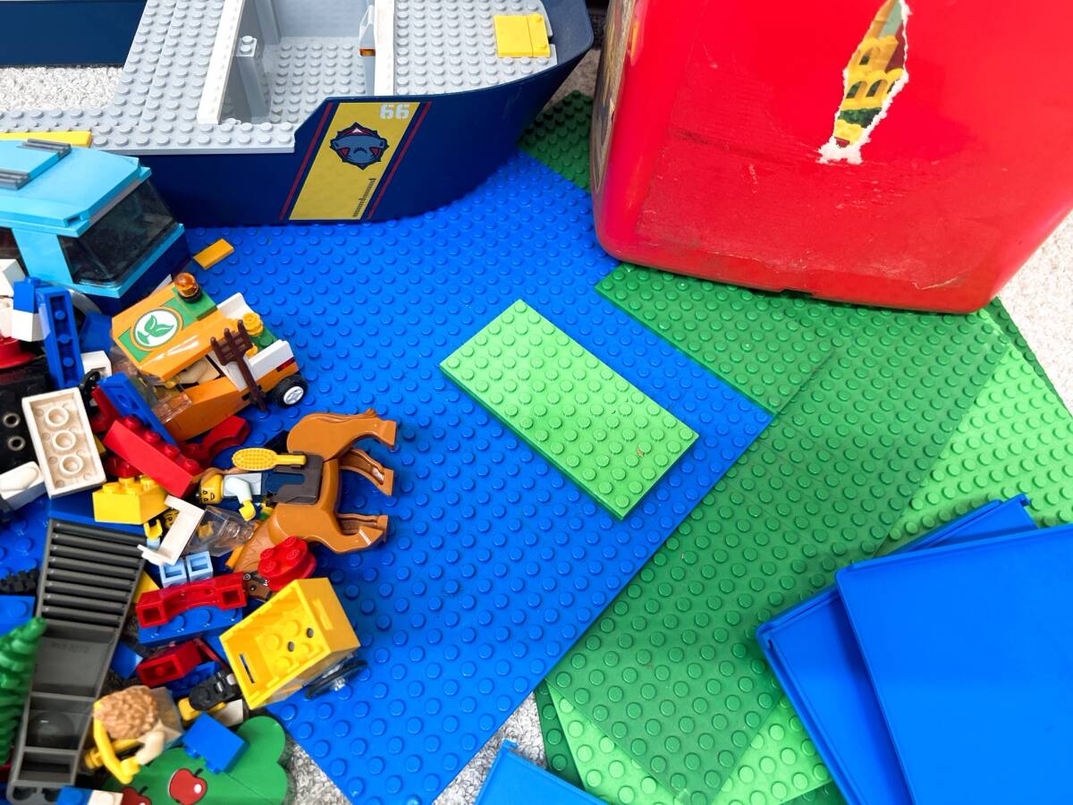 A420　LEGO　レゴ　大量　まとめ売り　ブロック　パーツ　大型船　人形　馬　現状品_画像5