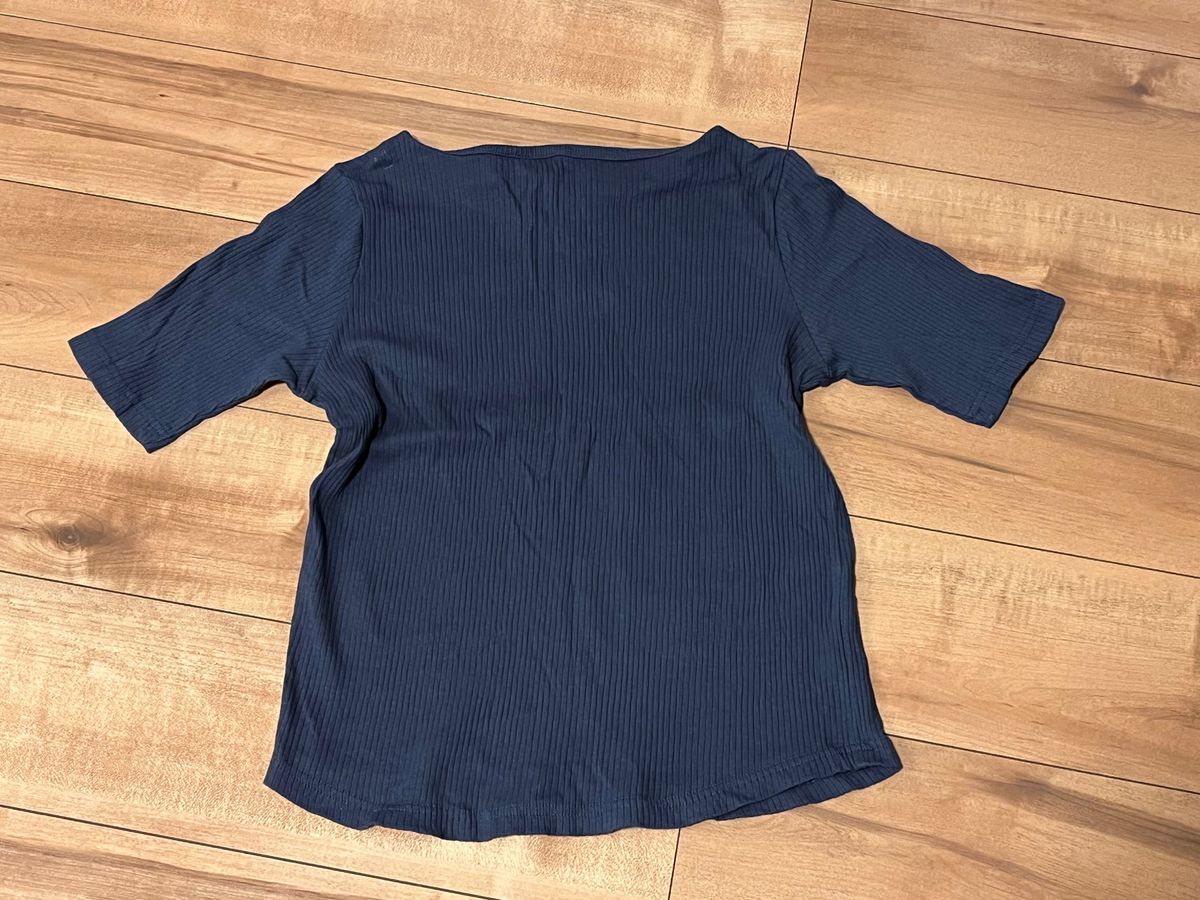 Ranan 半袖 カットソー 紺 半袖Tシャツ　Mサイズ