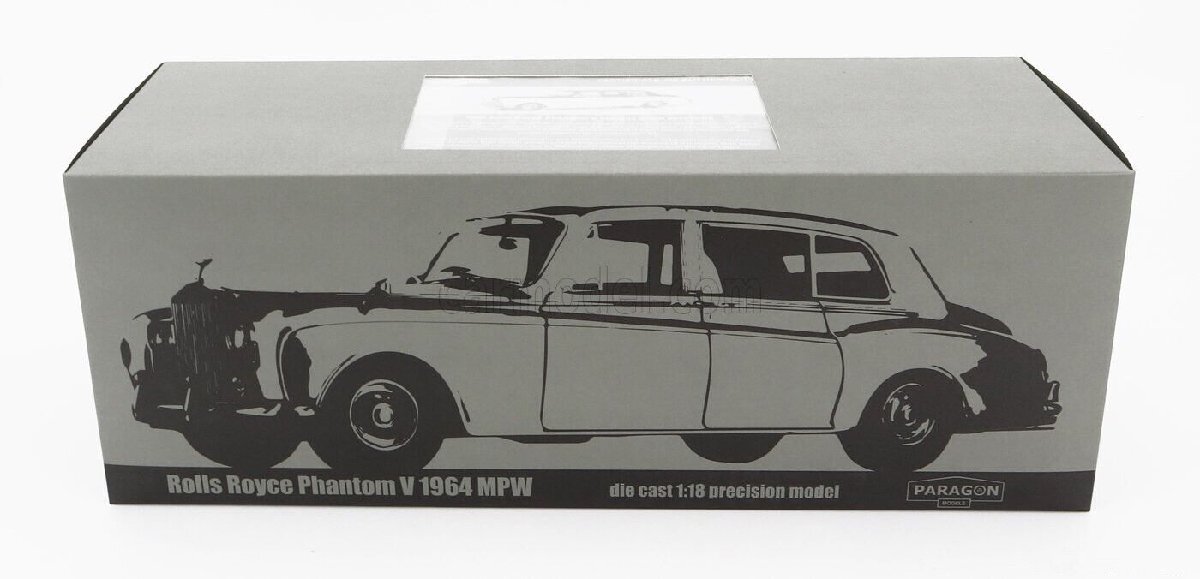 Paragon Models 1/18 1964年モデル ロールスロイス ファントム ROLLS ROYCE - PHANTOM V MPW LHD 1964 - MASONS BLACK IVORY_画像10