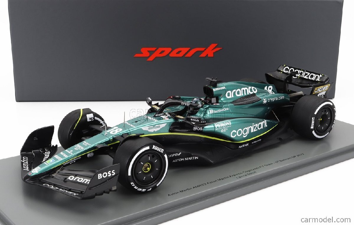 Spark 1/18 2023年バーレンGP アストンマーチン アラムコ コグニザント F1 ASTON MARTIN ARAMCO COGNIZANT FORMULA ONE TEAM AMR23_画像1