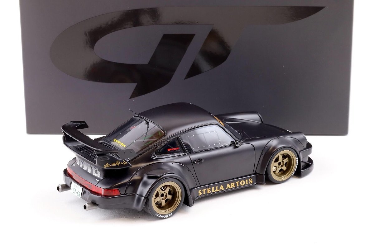 GT Spirit 1/18 2008年モデル ポルシェ PORSCHE - 911 964 RWB (RAUH-Welt BEGRIFF) STELLA COUPE 2008 - MATT BLACK マットブラック_画像2