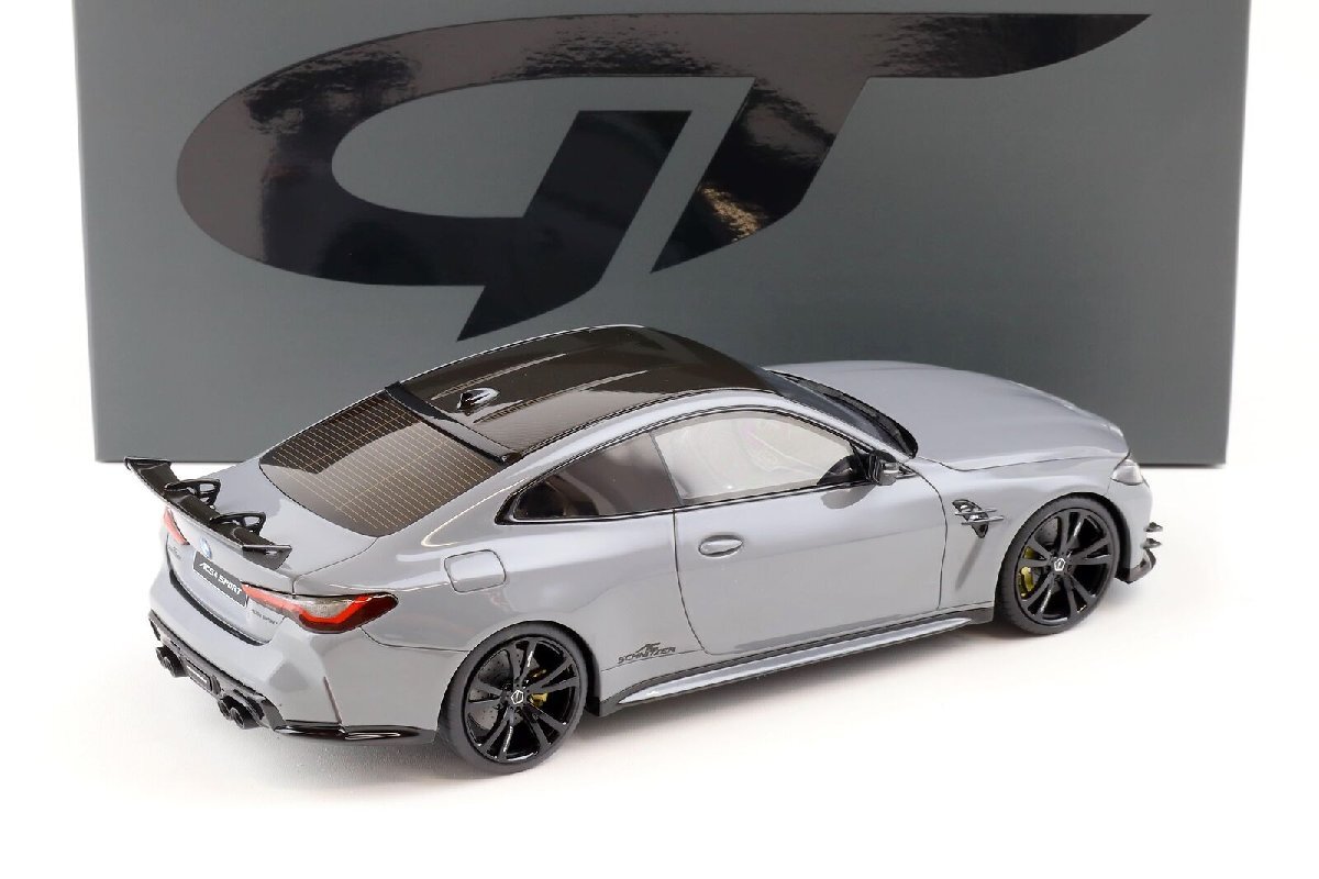 GT Spirit GT376 1/18 2022年モデル BMW - 4-SERIES M4 COUPE (G82) BY AC SCNITZNER 2022 - NANDO GREY グレー_画像2