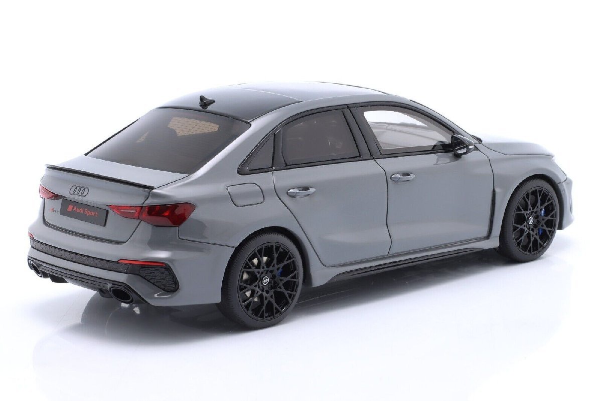 GT Spirit 1/18 ミニカー レジン プロポーションモデル 2022年モデル アウディ AUDI RS3 SEDAN PERFORMANCE EDITION 2022 NARDO GREY_画像2