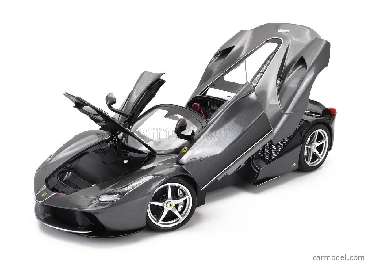 BBR 1/18 2016 year of model Ferrari la Ferrari FERRARI - LAFERRARI APERTA SPIDER 2016 GRIGIO FERRO gray metallic 