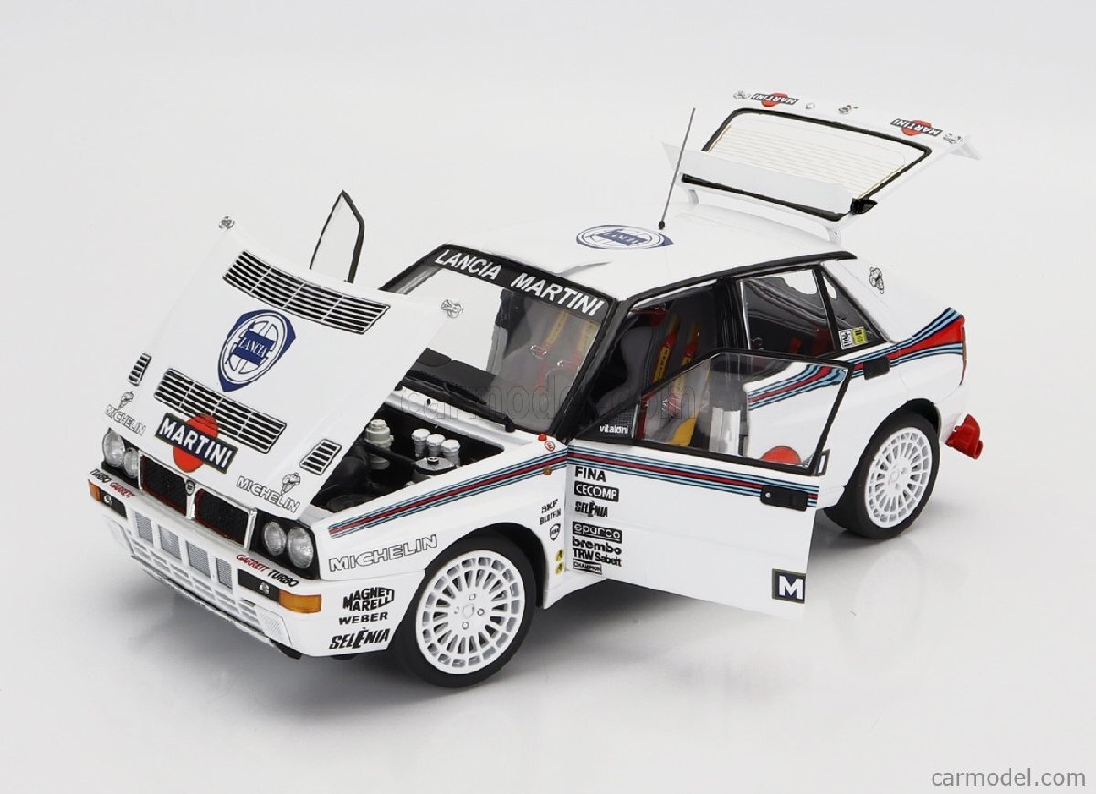 Kyosho 京商 1/18 1992年テストカー ランチア デルタ LANCIA - DELTA HF INTEGRALE EVOLUZIONE MARTINI RACING TEST CAR RALLY_画像6