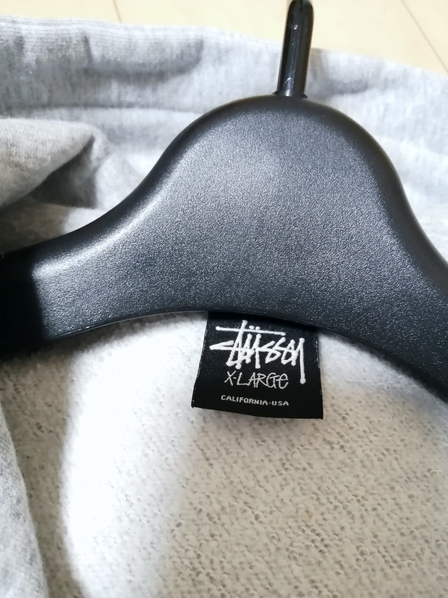 即決 STUSSY ロゴ スウェットパーカー ステューシー XL_画像3