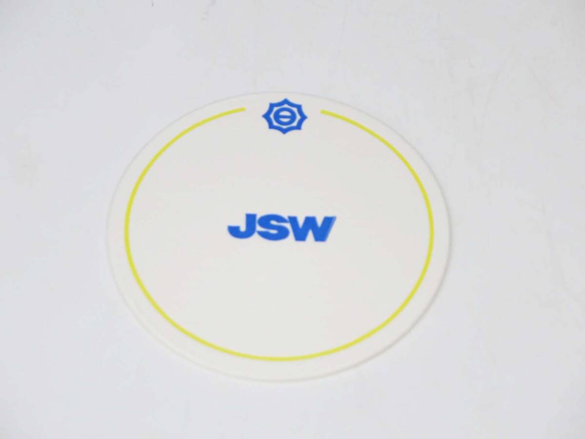 ◆(EG) JSW 日本製鋼所 室蘭製作所 創業100周年記念 グラス 2個セット コースター 記念品 キッチン雑貨 ペアグラス ケース付き_画像3