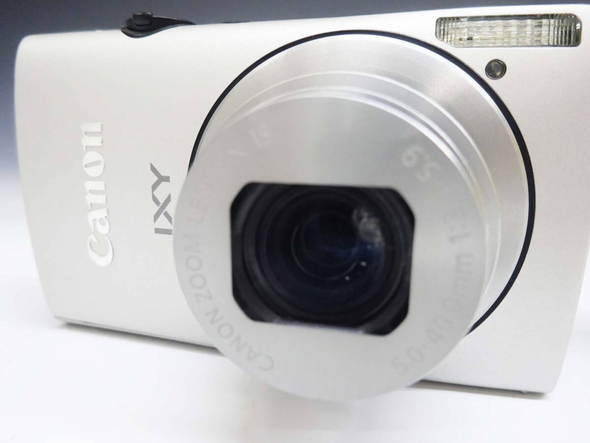 ◆(NS) Canon キャノン IXY 600F FULL HD PC1676 コンパクトデジタルカメラ シルバー バッテリー 2点セット SDカード付 ※レンズに汚れ有_画像4