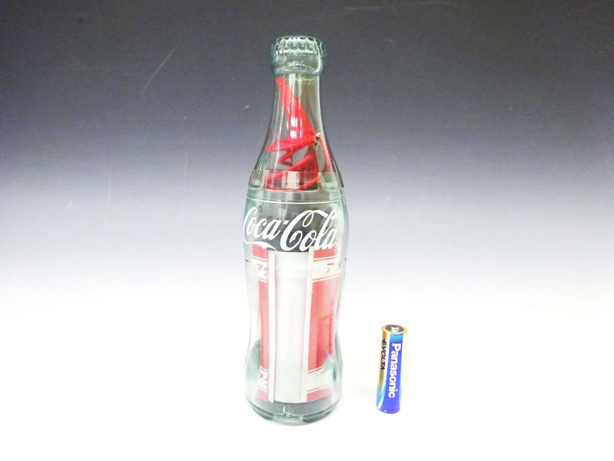 ◆(NS) 未開封 Coca-Cola コカ・コーラ ハッピーボトル ボトル型 スピーカーマイク 非売品 アタリ ノベルティ 企業物 の画像2