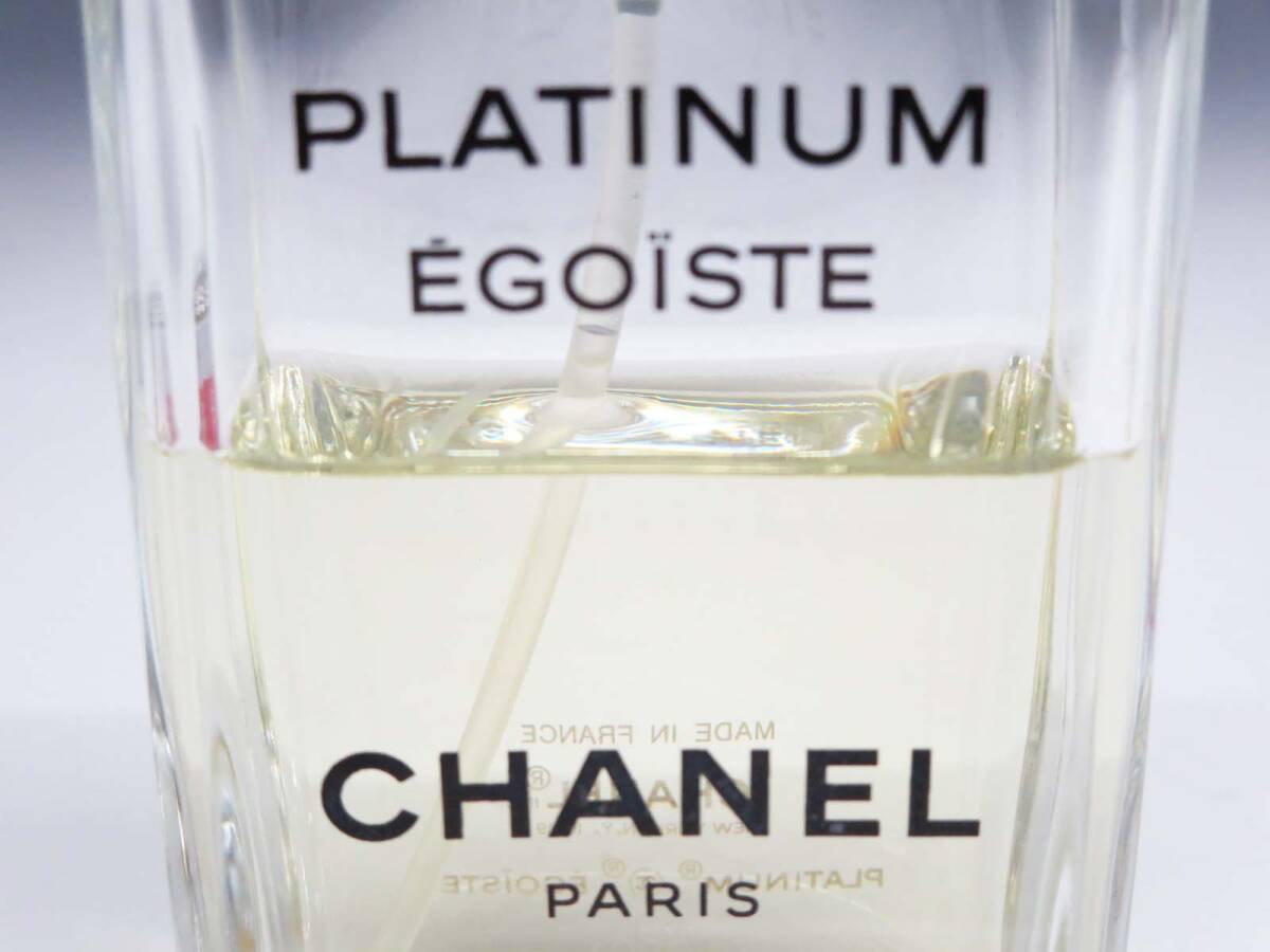 ●(KC) 香水 CHANEL シャネル PLATINUM EGOISTE エゴイスト プラチナム 100ml ※残量5～6割程度 オード・トワレ フレグランス _画像6