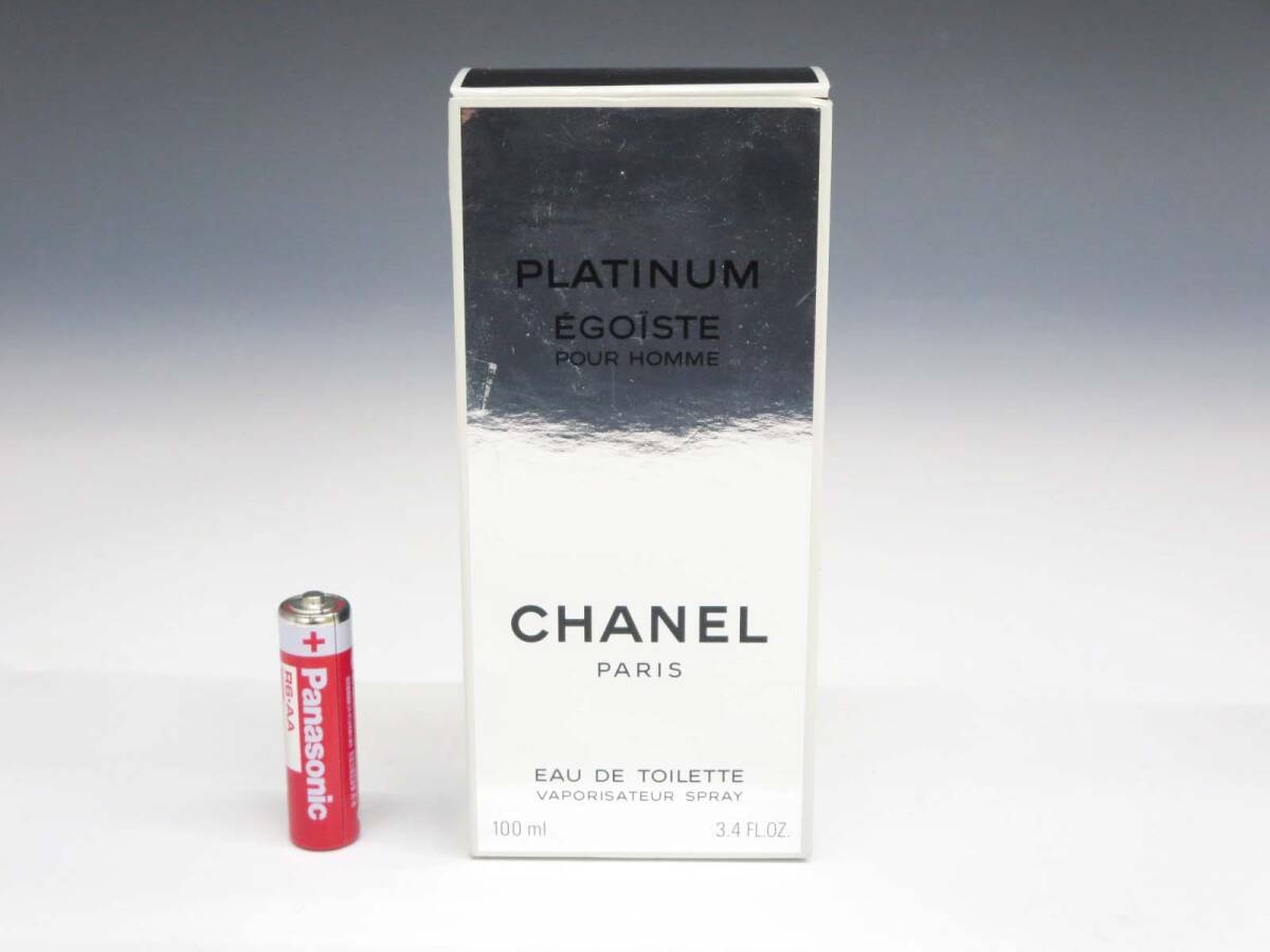●(KC) 香水 CHANEL シャネル PLATINUM EGOISTE エゴイスト プラチナム 100ml ※残量5～6割程度 オード・トワレ フレグランス _画像2
