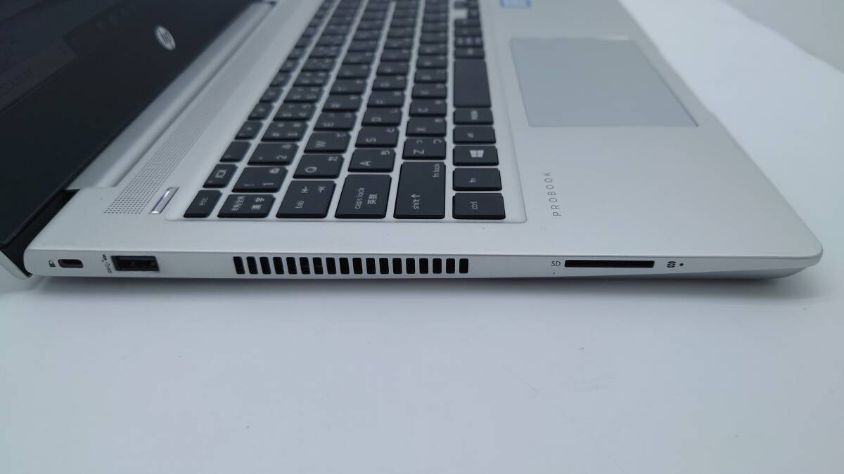 【良品】HP ProBook 430 G6 13.3型 Core i5-8265U 1.6GHz メモリ8GB SSD256GB window10 リカバリ wifi カメラ 動作品_画像3