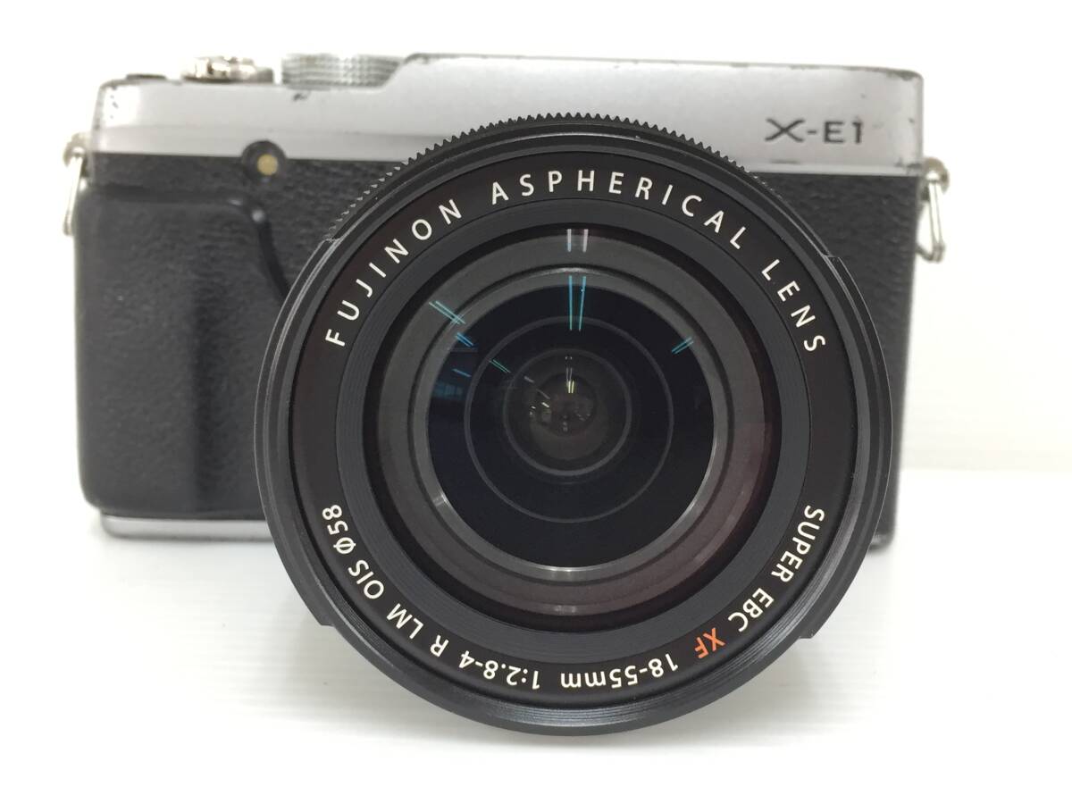 〇富士フイルム FUJIFILM X-E1 レンズキット ミラーレス一眼カメラ フジノンレンズXF18-55mmF2.8-4 R LM OIS ジャンク扱いの画像3