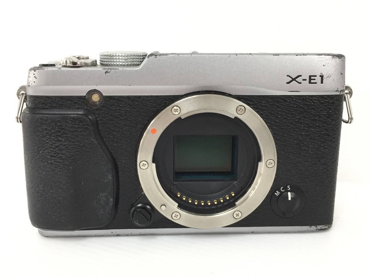 〇富士フイルム FUJIFILM X-E1 レンズキット ミラーレス一眼カメラ フジノンレンズXF18-55mmF2.8-4 R LM OIS ジャンク扱いの画像2