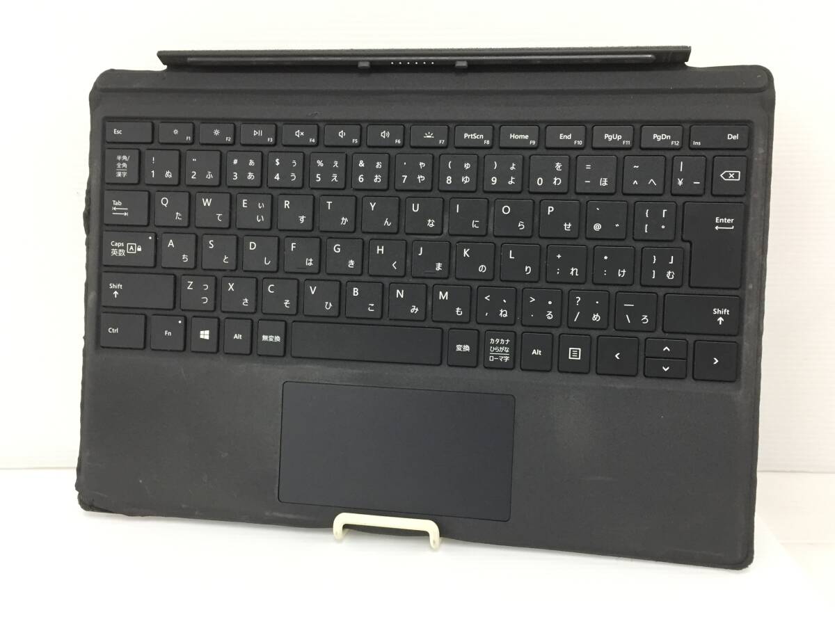 〇Microsoft Surface Pro 純正キーボード タイプカバー Model:1725 ブラック 動作品_画像1