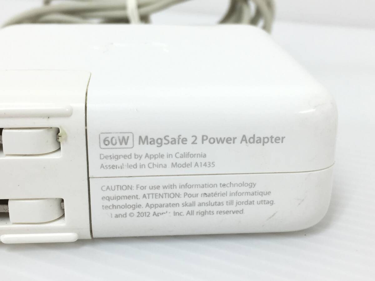 〇Apple 純正 60W MagSafe2 Power Adapter A1435 ACアダプター 動作品の画像2