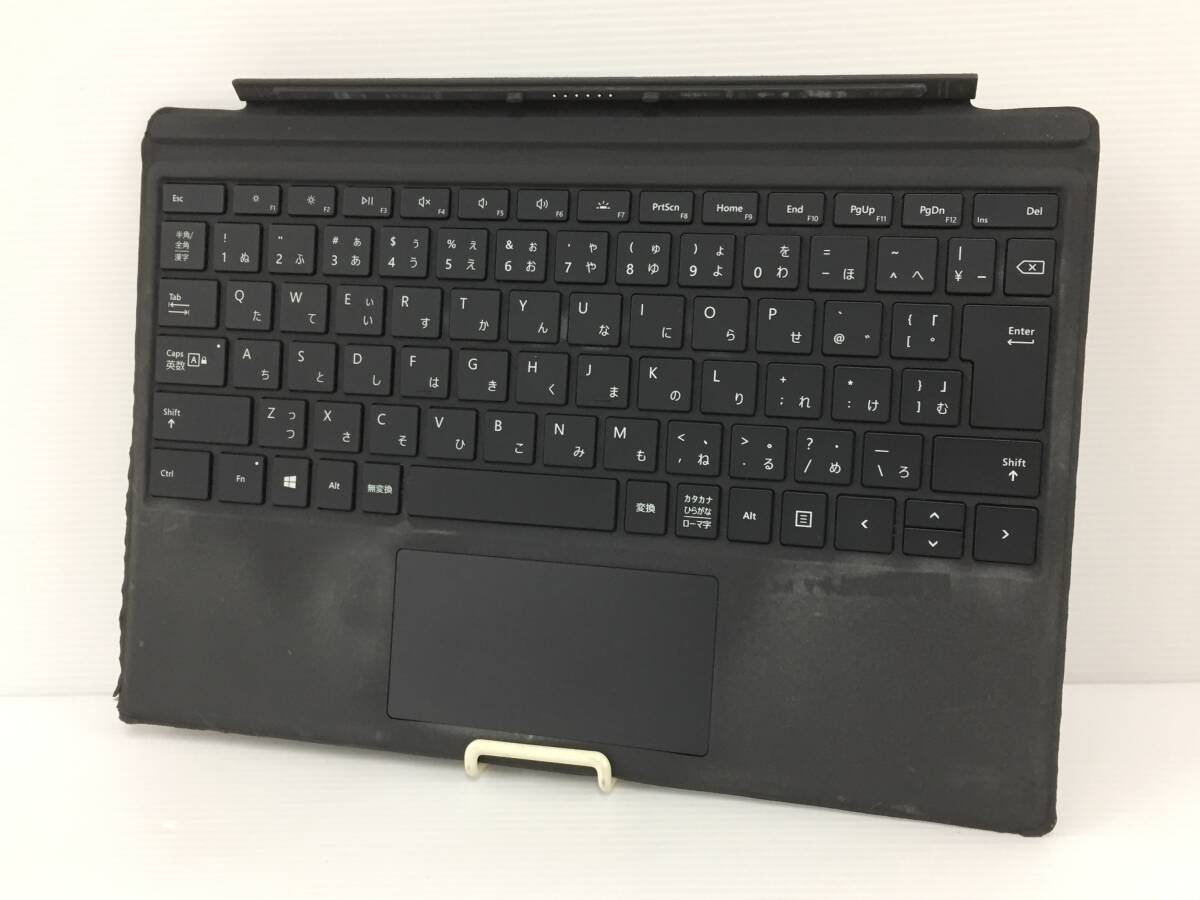 〇Microsoft Surface Pro 純正キーボード タイプカバー Model:1725 ブラック 動作品_画像1