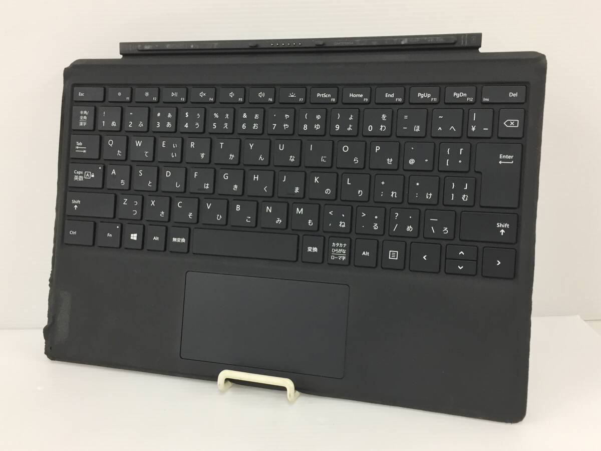 〇Microsoft Surface Pro 純正キーボード タイプカバー Model:1725 ブラック 動作品_画像1