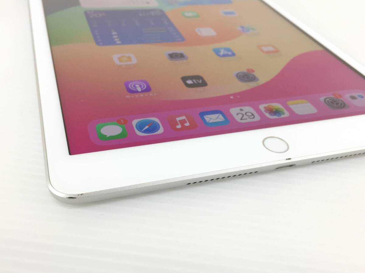 〇【良品】SoftBank iPad 第8世代 Wi-Fi＋Cellularモデル 32GB A2429(MYMJ2J/A) シルバー 〇判定 動作品の画像7