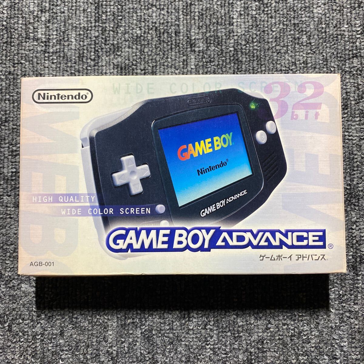 GBA Game Boy Advance black AJ15370018
