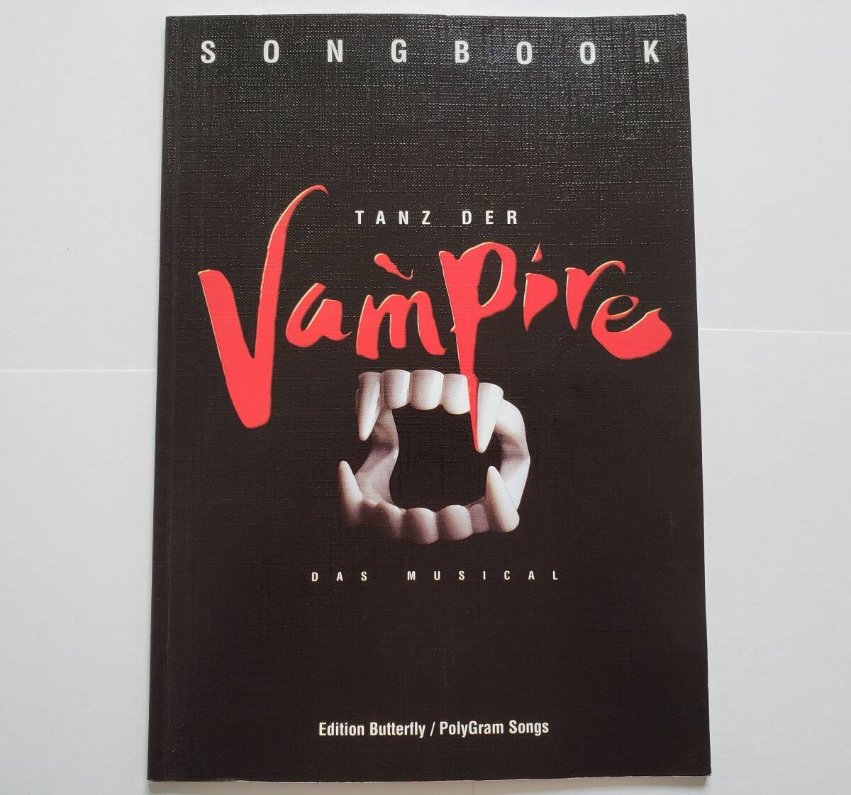 SONG BOOK TANZ DER Vampire DAS MUSICAL ダンス・オブ・ヴァンパイア ミュージカル 楽譜 ソング・ブック ピアノ弾き語り スコア PIANO_画像1