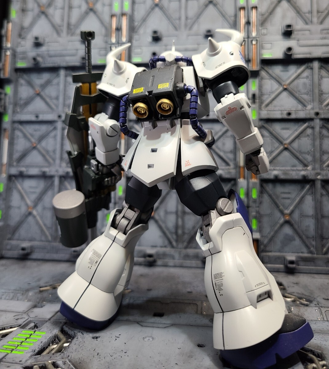 HG 1/144グフカスタム　オリジナルカラー全塗装完成品_画像3