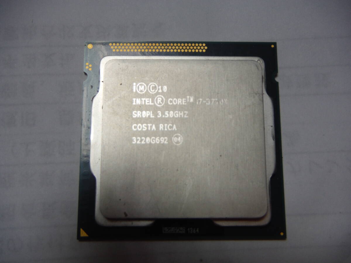 CPU　INTEL 　i7-3770K SROPL 3.5GHZ_画像1