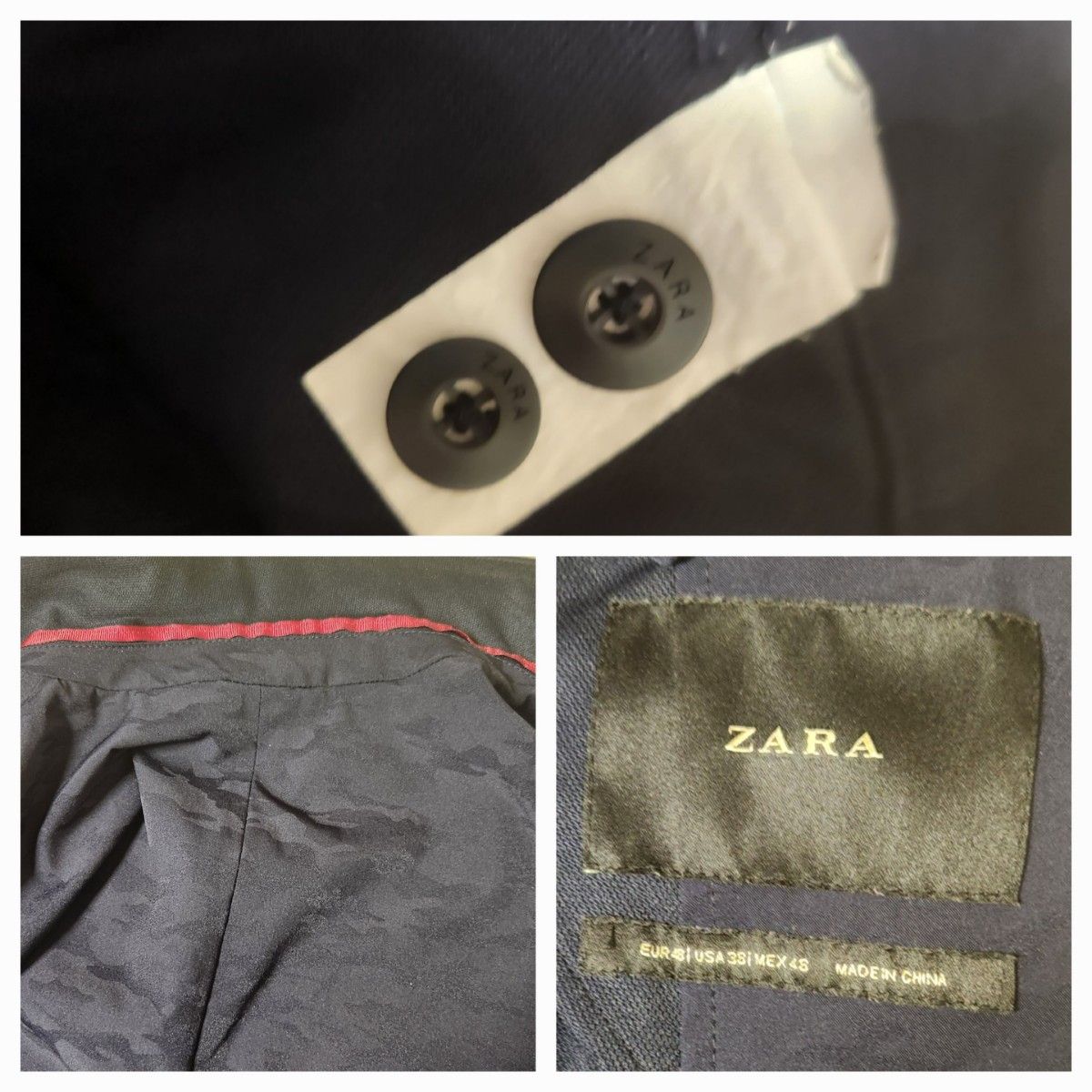 【お値下げ】ZARA　カジュアルスーツ　　　　ジャケット　スラックス　セットアップ　柄生地