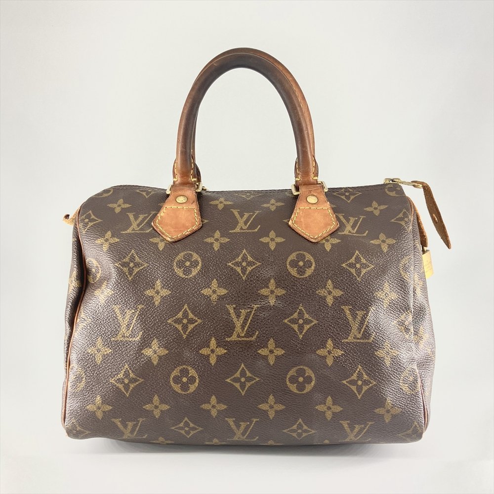 ルイヴィトン LOUIS VUITTON LV スピーディ25 モノグラム・キャンバス ハンドバッグ ミニボストンバッグ PVC M41528 SP0022 ゴールド金具_画像1