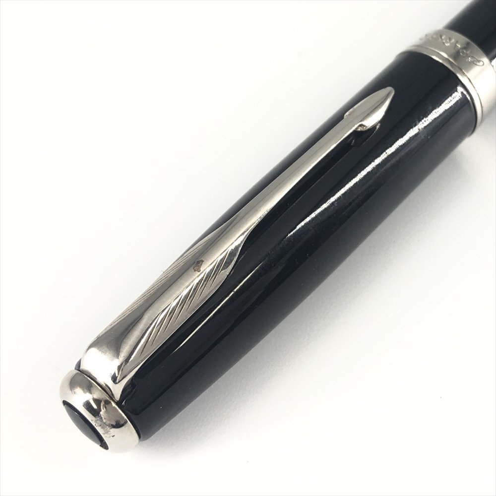 パーカー PARKER 万年筆 13.1cm K18WG ブラック 筆記具 ビジネス メンズ 紳士 シルバーカラー_画像5