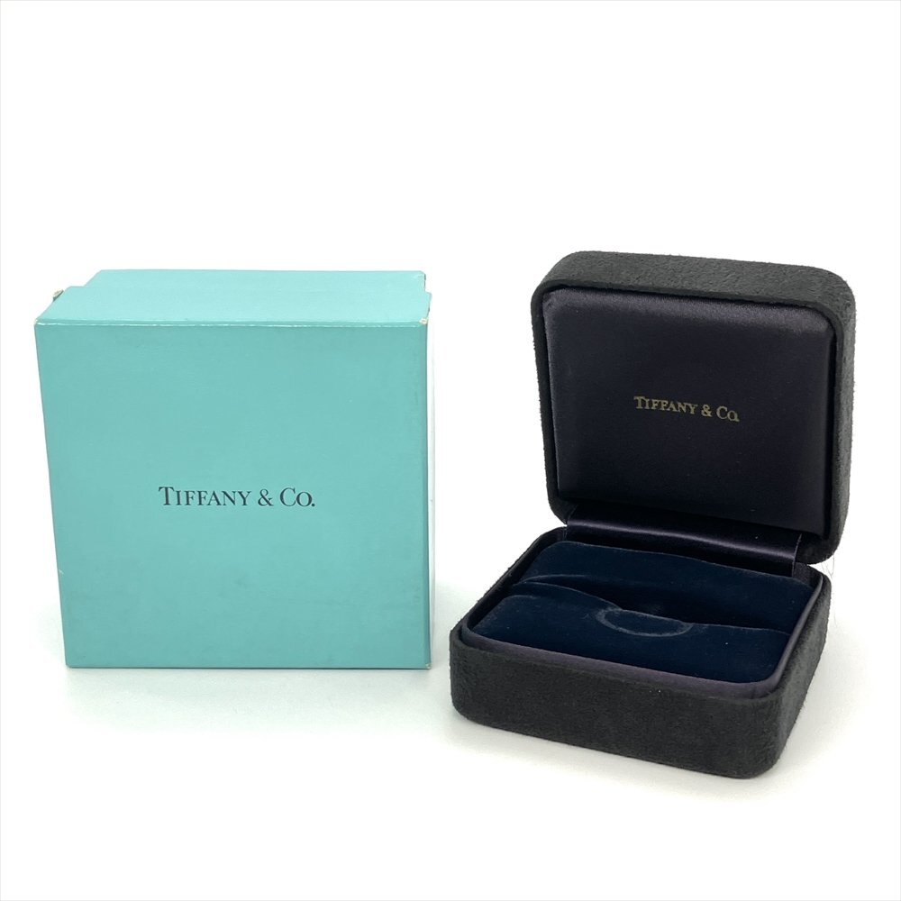 ティファニー Tiffany&Co. ヘリンボーン コンビ 約12.5号 リング 指輪 SV925 K18YG シルバー イエローゴールド 12.6g アクセサリー_画像8