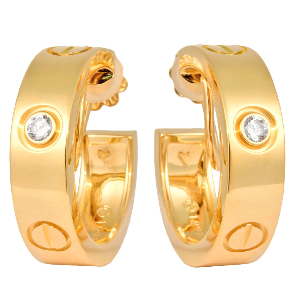 日本最大のブランド カルティエ 113182円 Cartier イヤリング ラブ LOVE イヤリング、ピアス