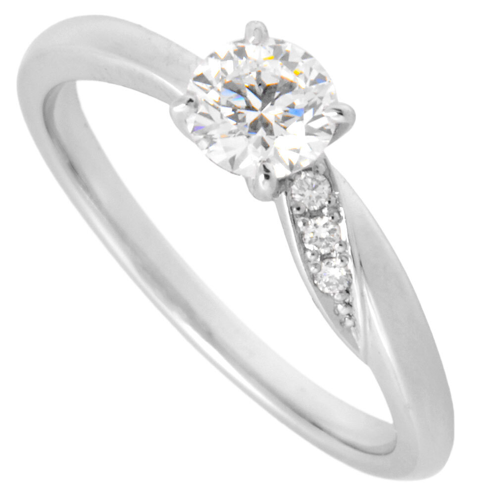 ー品販売 俄 NIWAKA 木洩日 ソリティア リング 指輪 ダイヤモンド 0.28ct 約6号 Pt950 レディース KOMOREBI GIA鑑定書付 プラチナ台