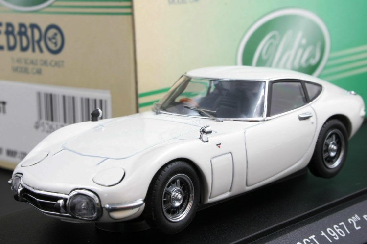 ■即決 エブロ 1/43【トヨタ 2000GT 1967 2nd production (ホワイト) 「Oldies」 43104_参考見本です