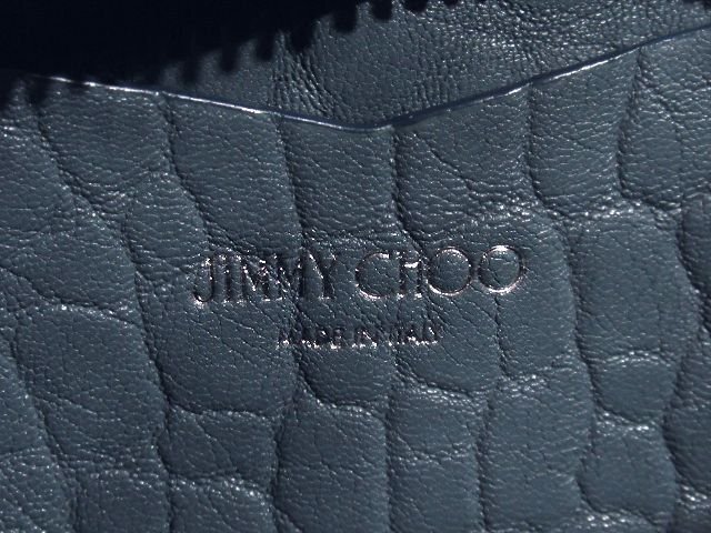 ◆新品同様◆JIMMY CHOO ジミーチュウ*本革/カーフレザー*スタッズ*トートバッグ*A4/肩掛け*ショルダー*ビジネス*ユニセックス*イタリア製_画像7