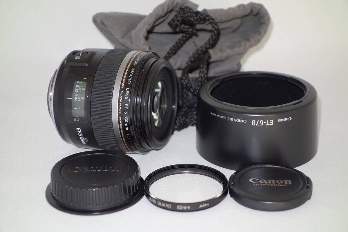 キヤノン EF-S 60mm F2.8 マクロ USM 中古_画像1