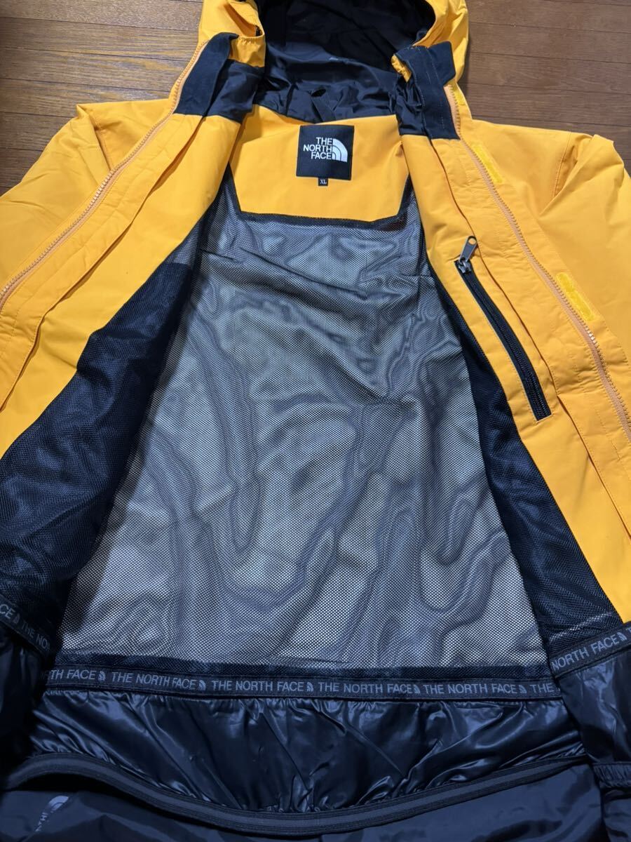 THE NORTH FACE ノースフェイス スクープジャケット マウンテンパーカー NP61630 イエロー　希少 XL 美品_画像6