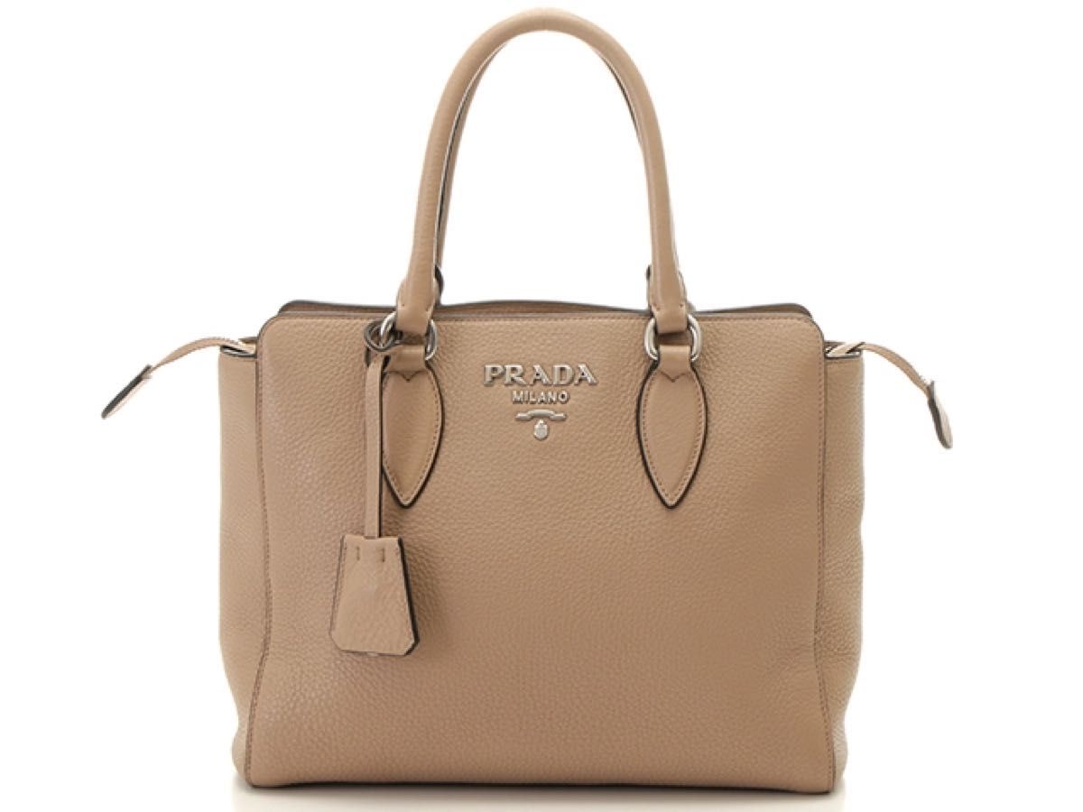 PRADA☆ロゴ サフィアーノ ロゴ 2WAY ショルダー トート バッグ PRADA ショルダーバッグ トートバッグ ハンドバッグ 2WAY プラダ