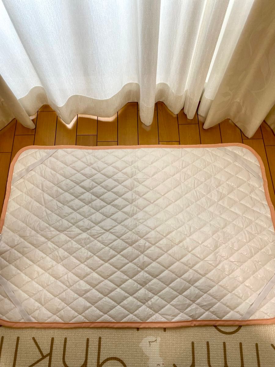 西松屋　ピンク　防水キルトパット　ベッドパッド　敷きパッド　ミニサイズ　60×90 美品